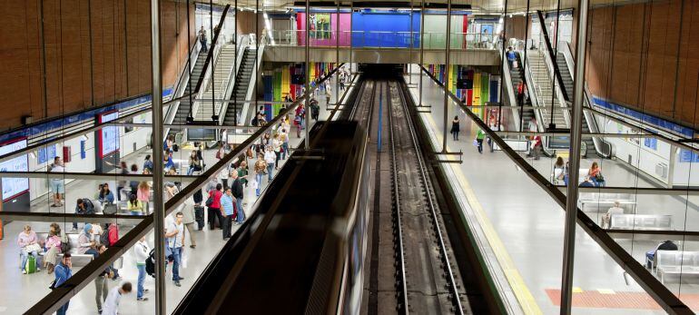 Imagen de una parada de metro de Madrid en octubre de 2013.