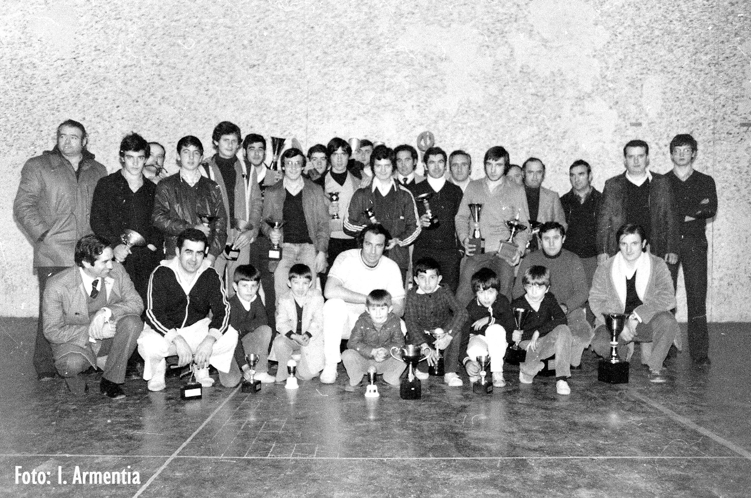 Finalistas del Torneo de Zaramaga en 1979