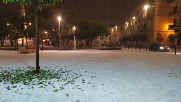 El centro de Málaga este jueves