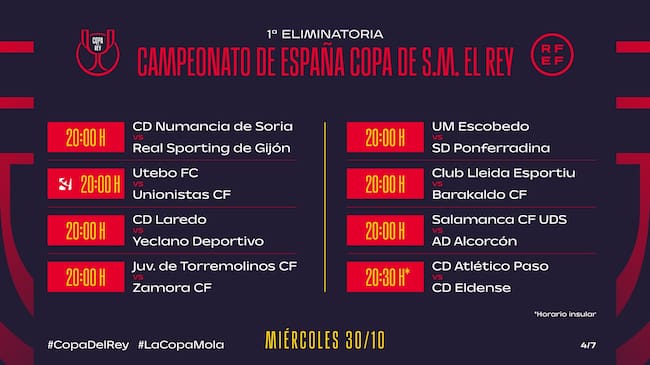 El Atl. Paso - C. D. Eldense se juega el miércoles 30 de octubre a las 21.30 h