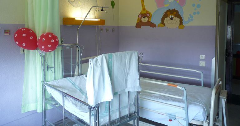 Detalle de una de las habitaciones especialmente habilitadas para madres e hijos