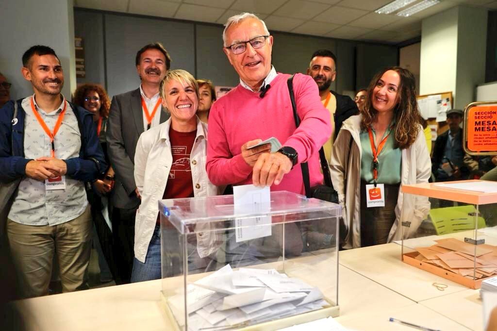 El alcalde de València y candidato a la reelección, Joan Ribó
