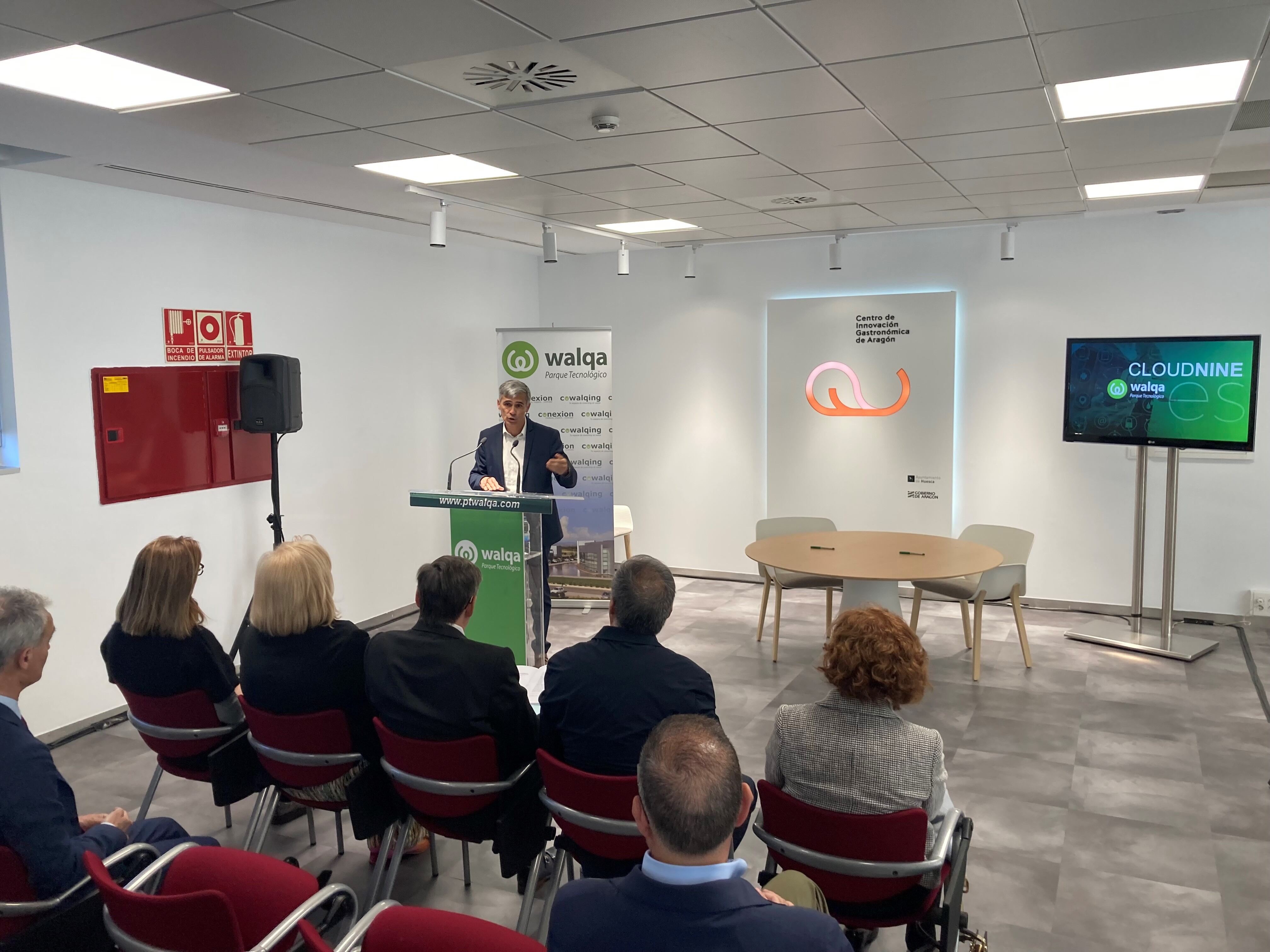 Luis Correas, director de Walqa, explicaba el proyecto