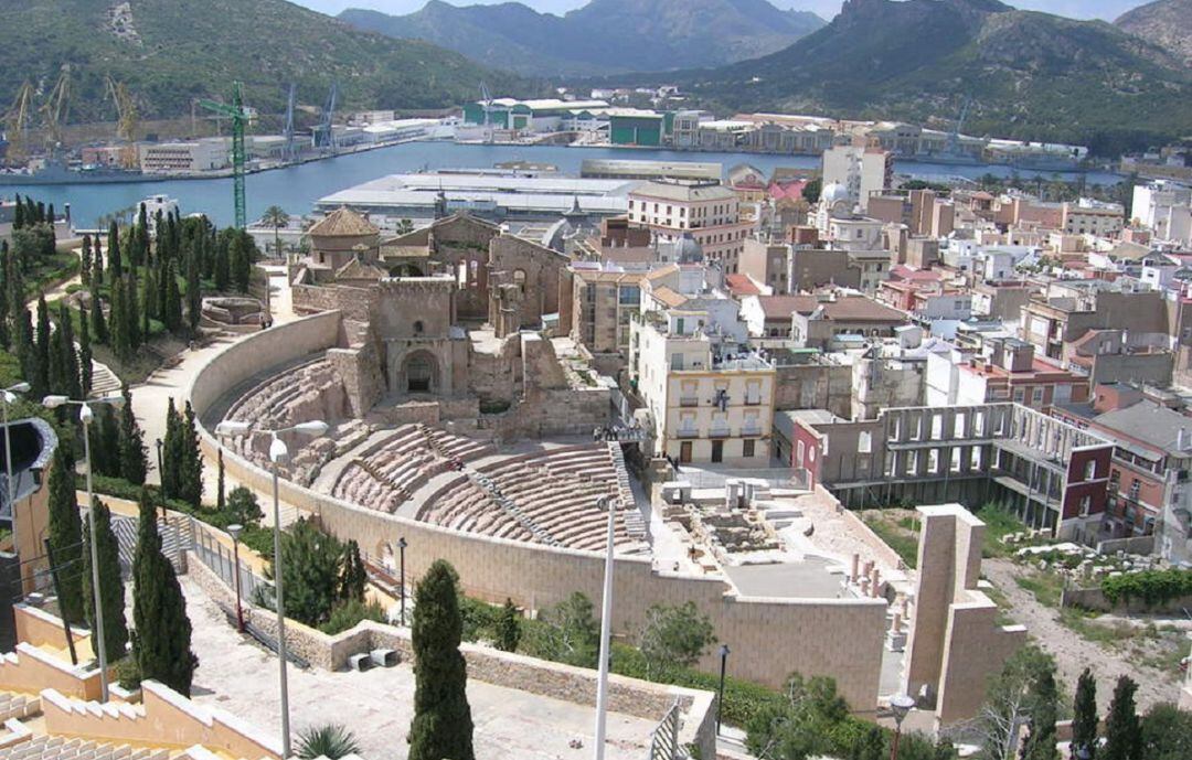 Imagen del Teatro Romano (Cartagena) captada en 2.011 para El País por el periodista murciano, Paco Nadal