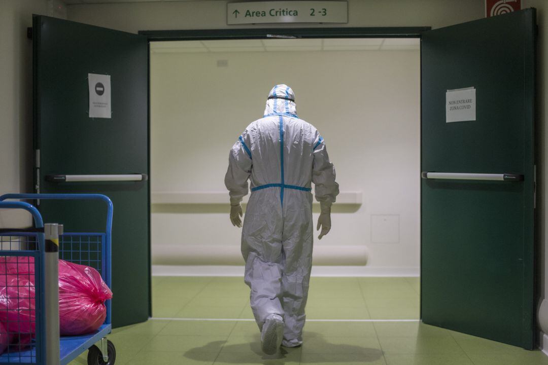 Zona Covid en centro sanitario