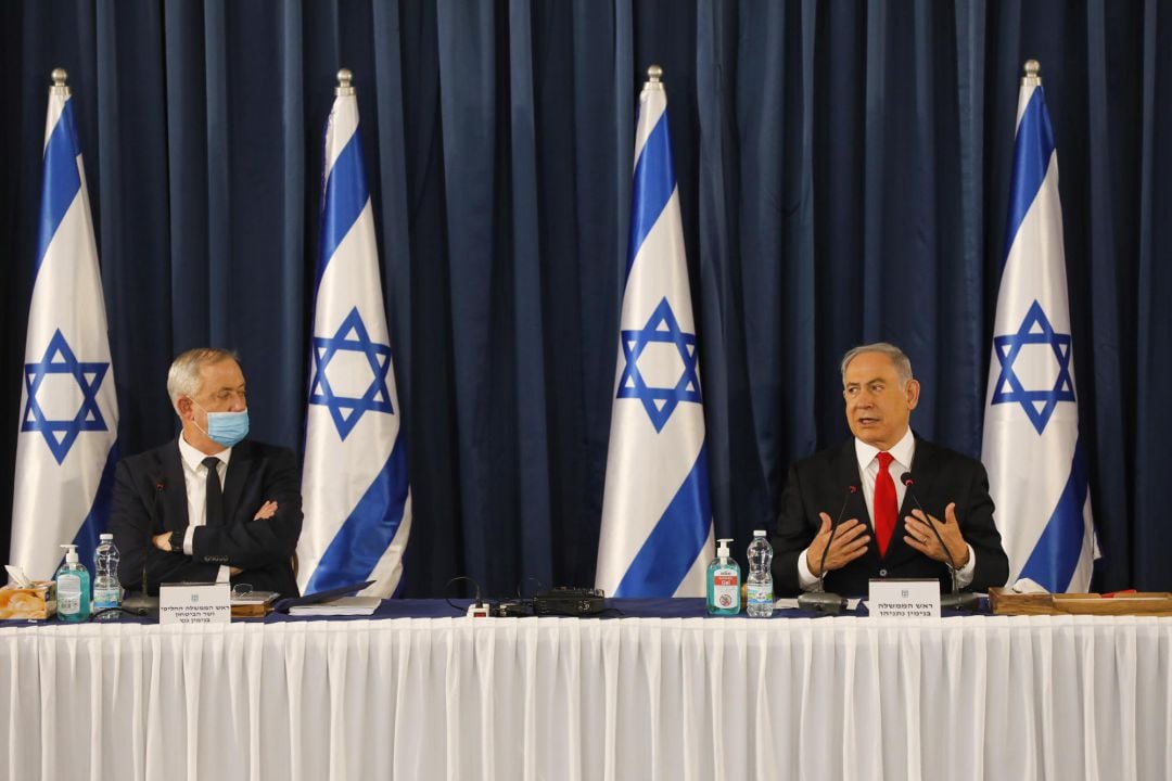 El primer ministro de Israel Benjamin Netanyahu, en una rueda de prensa