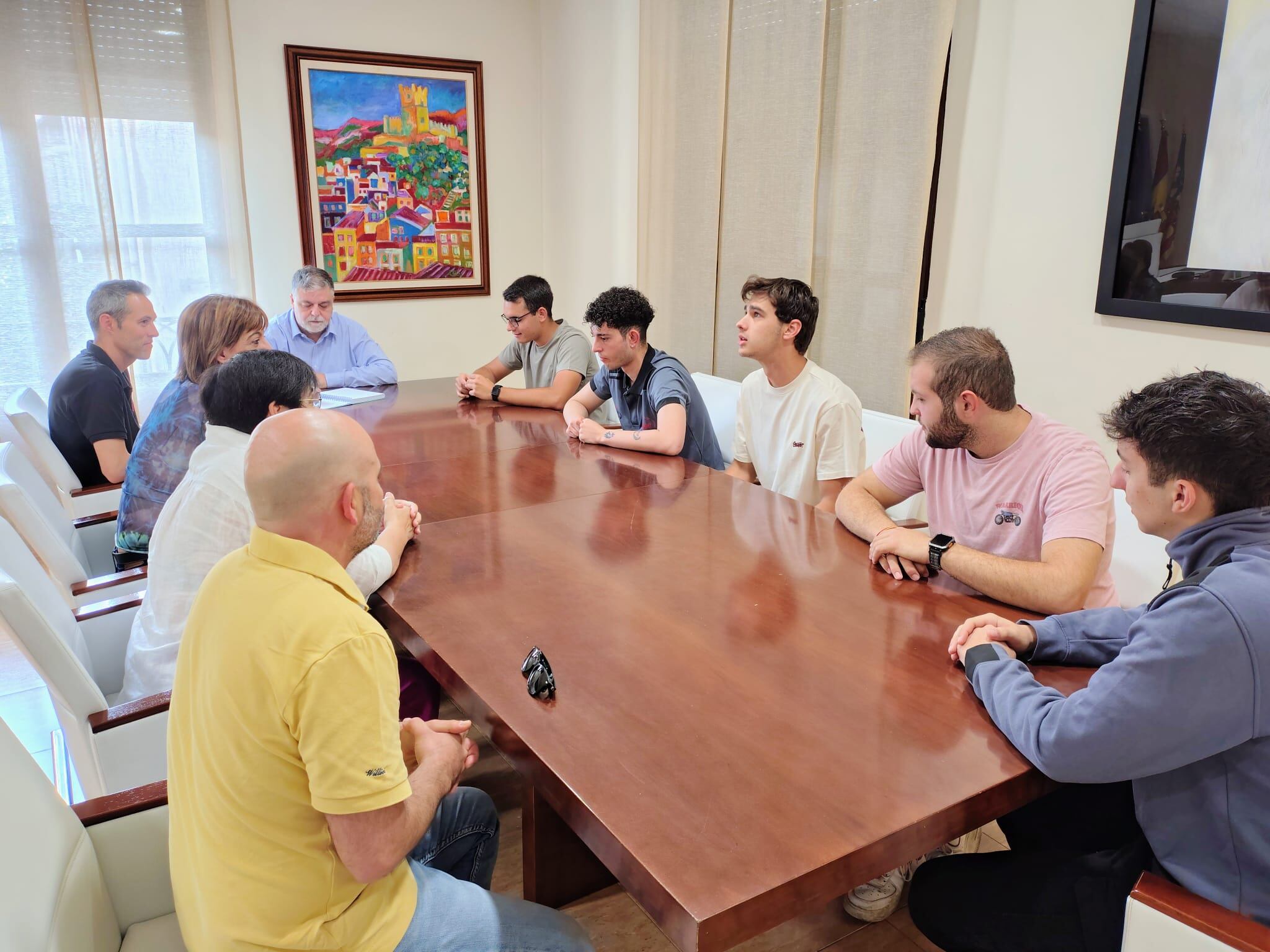 Reunión en el ayuntamiento