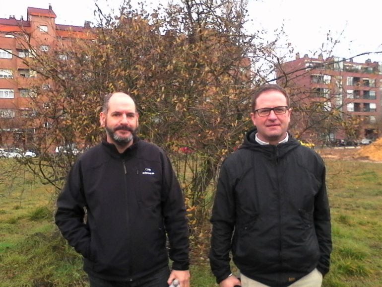Roberto González Argote, del CEA y Luis Lobo de Medio ambiente
