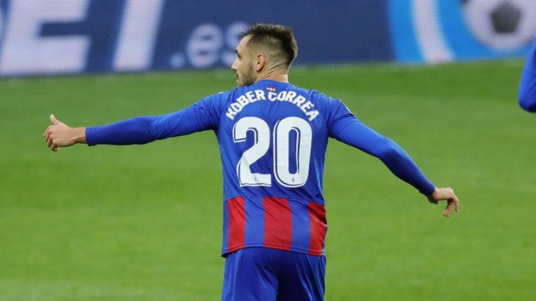 Rober Correa durante el Eibar-Betis | SD Eibar