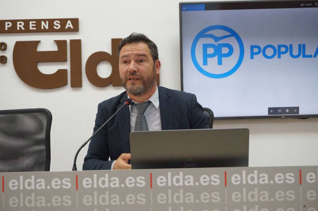 Fran Muñoz, portavoz del PP en Elda 