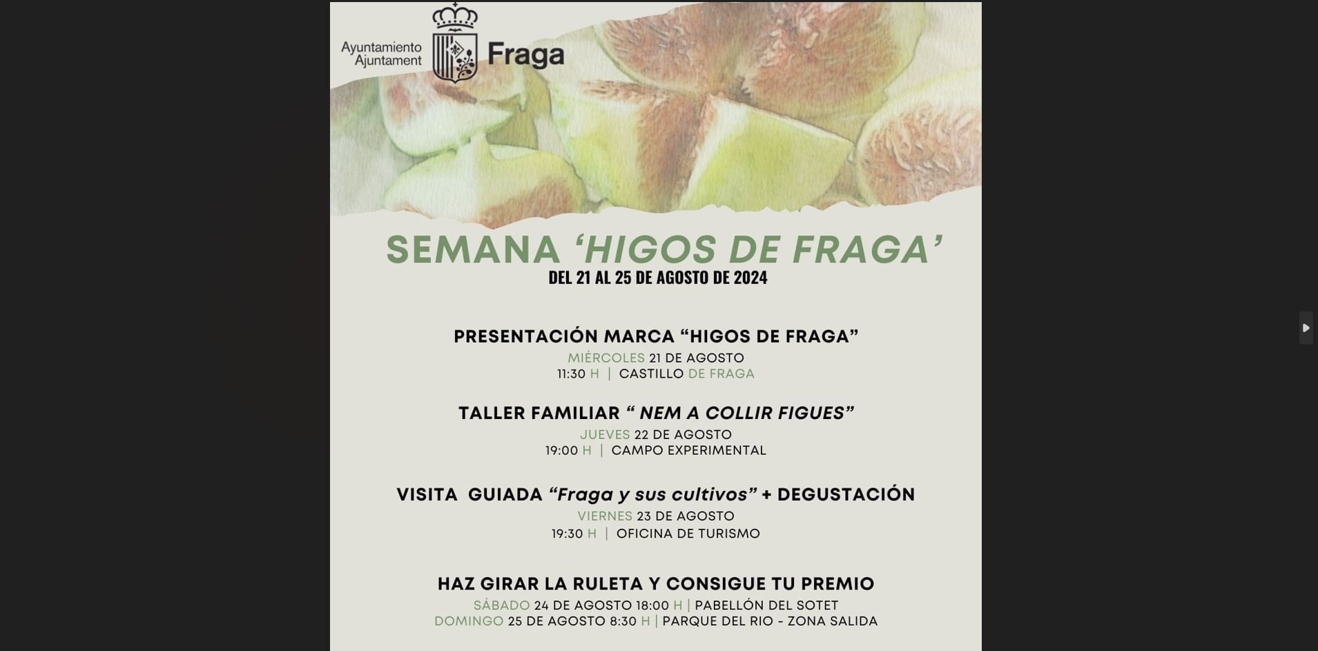 Cartel Semana Higos Fraga