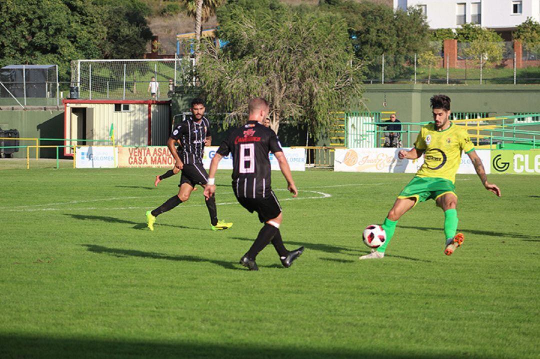 Juanma en un partido.