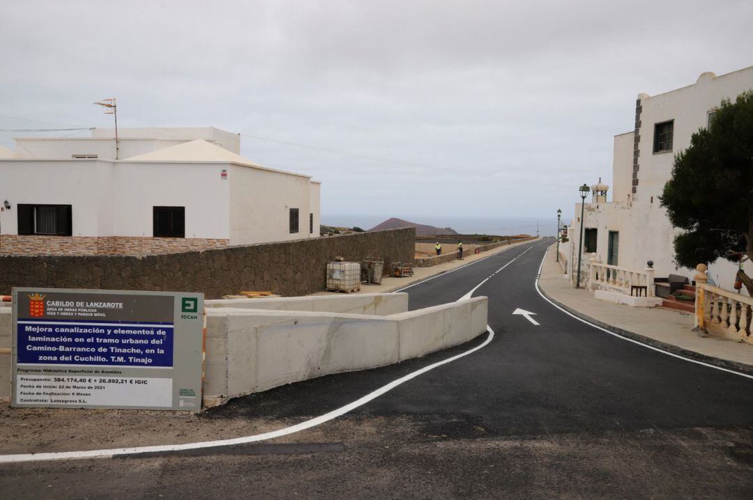 Estado de la vía tras las obras.