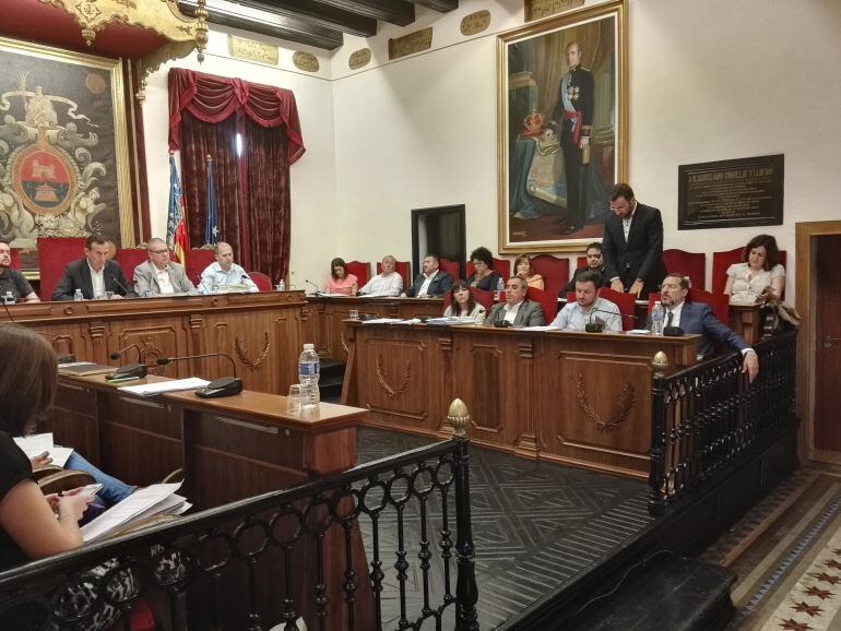 El portavoz adjunto de Ciudadanos, Juan Antonio Sempere, interviene en un pleno