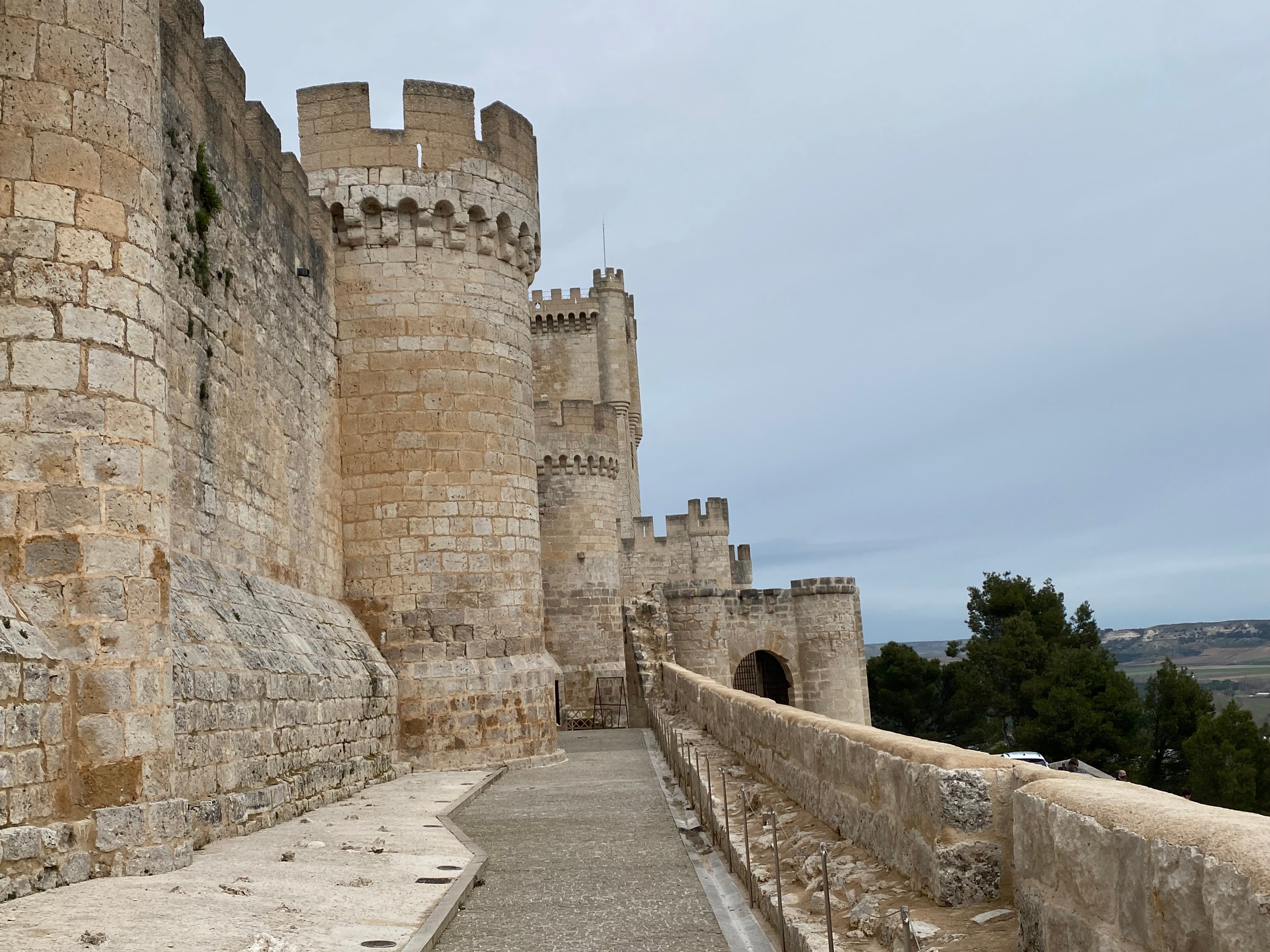 Imagen del Castillo de Peñafiel tras las últimas actuaciones