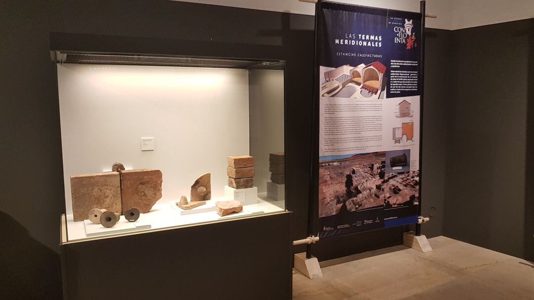 Salas del museo de Segovia donde se encuentra la muestra sobre el yacimiento de Confloenta