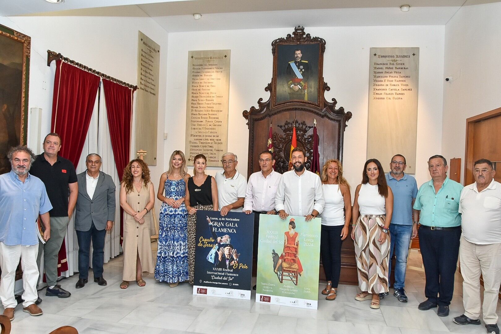 El XXXIII Festival Internacional de Cante Flamenco &#039;&#039;Ciudad del Sol&#039;&#039; de Lorca se celebrará del 12 al 15 de noviembre