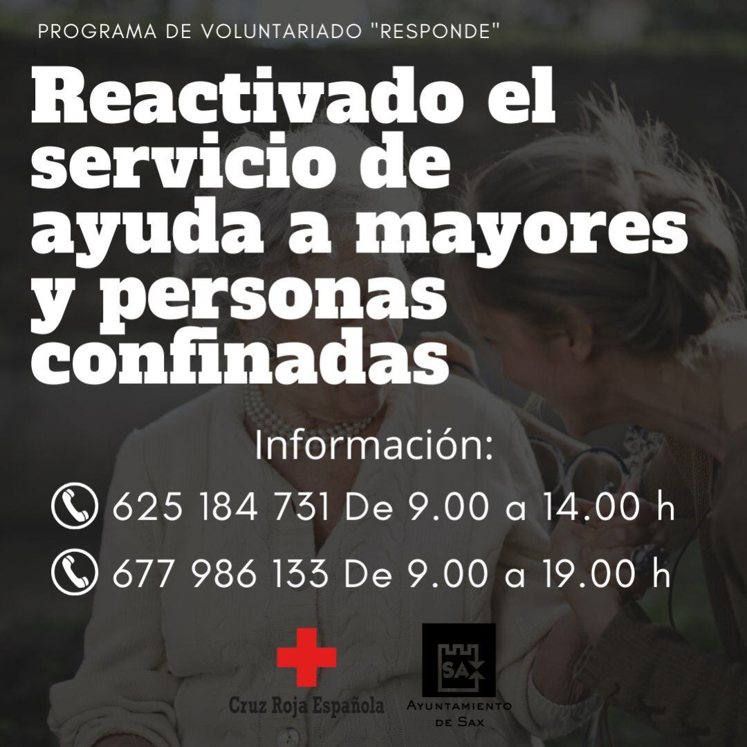 Servicio responde del Ayuntamiento de Sax 