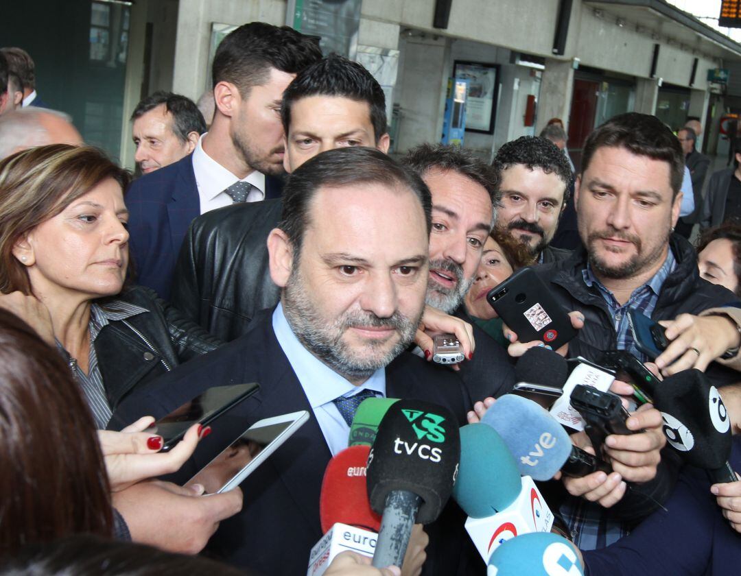 Visita de ministro Ábalos a la estación de Castelló. Imagen de archivo