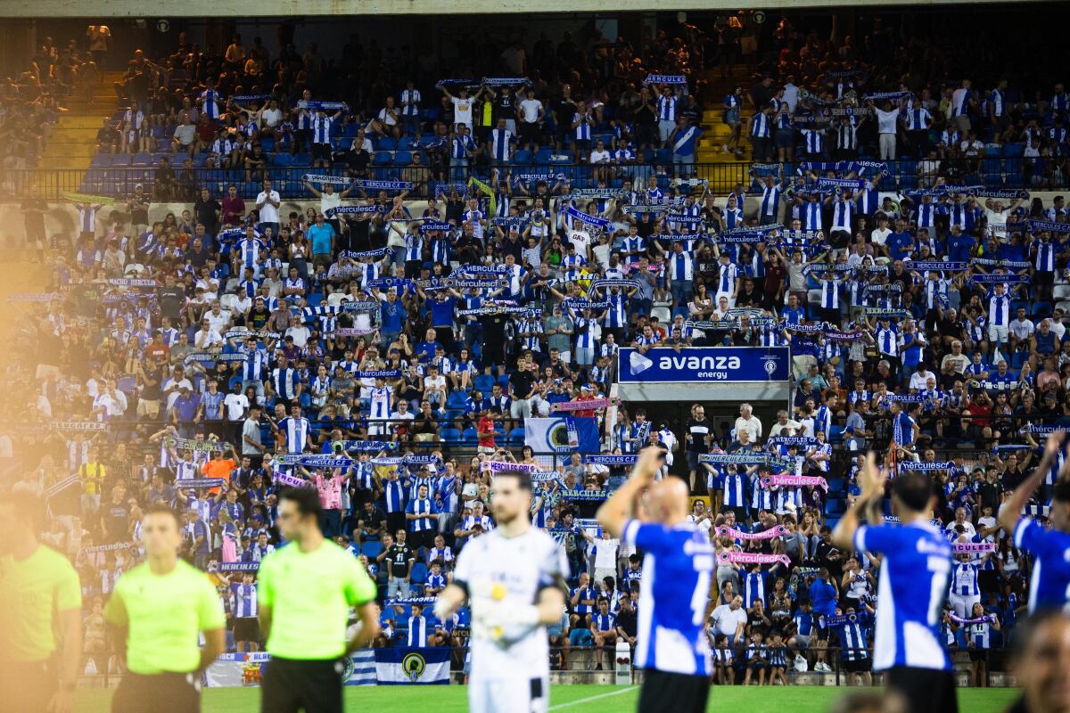 Afición del Hércules en el Rico Pérez