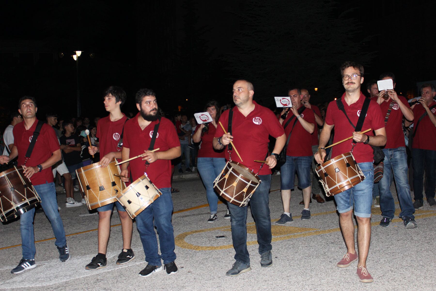 La colla El Rebuig no va parar de fer sonar les seus dolçaines i tabals