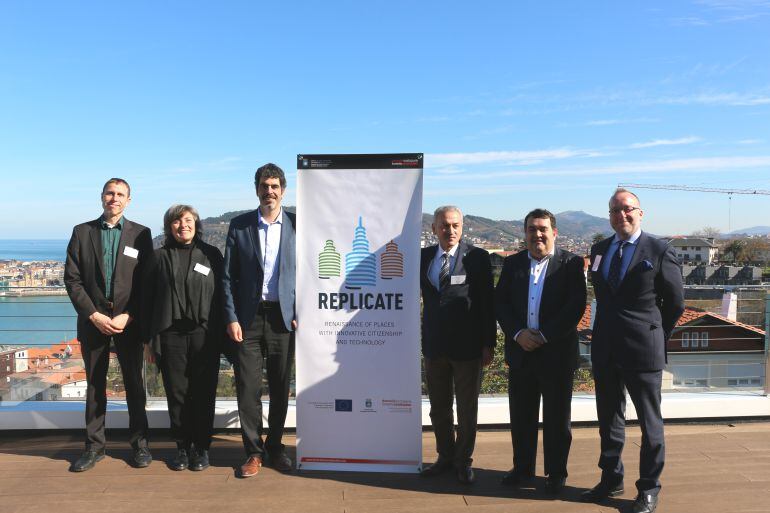 Representantes de las ciudades participantes en el proyecto REPLICATE se han dado cita en San Sebastián.