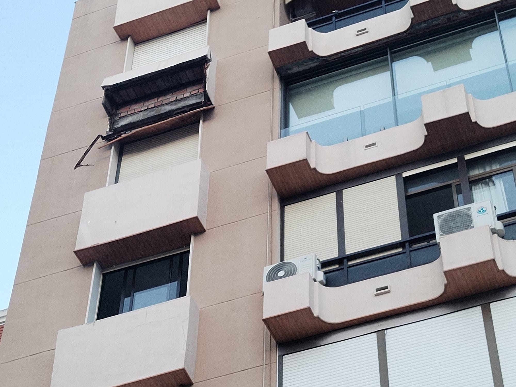 Estado en que ha quedado el edificio