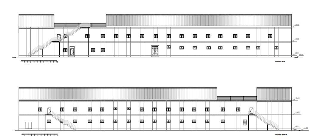 Planos del nuevo edificio que se construirá en la Base Aérea de San javier