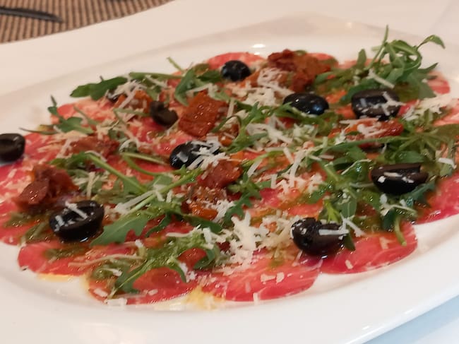 Carpaccio de presa ibérica