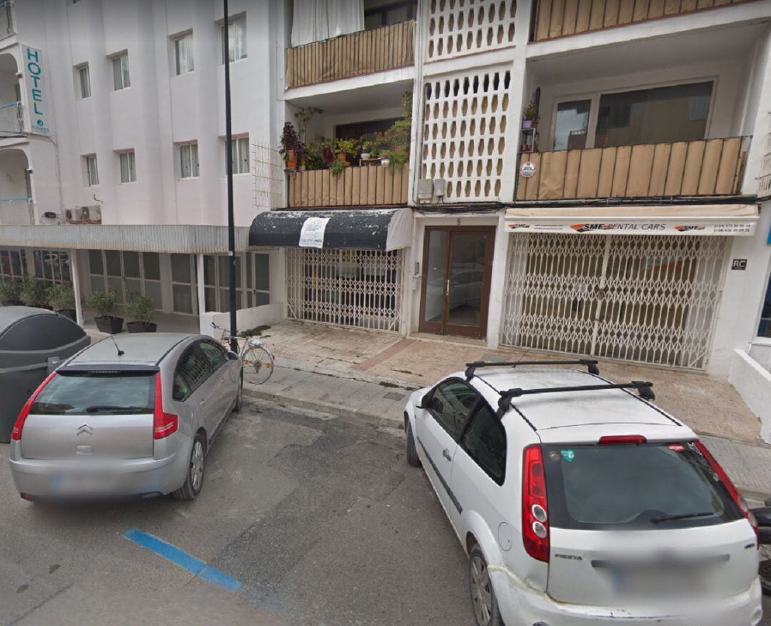 Imagen de la sede de IU en Ibiza