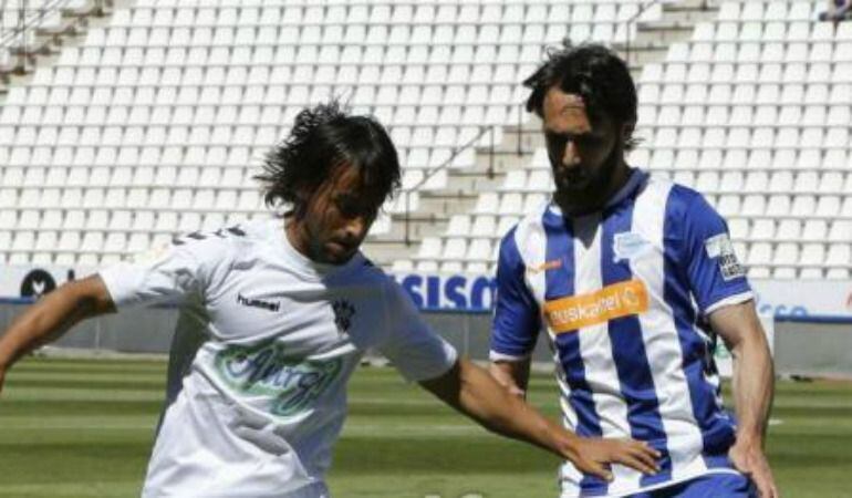 Rafa García en el Carlos Belmonte de Albacete.