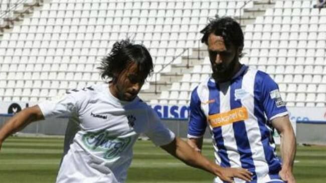 Rafa García en el Carlos Belmonte de Albacete.
