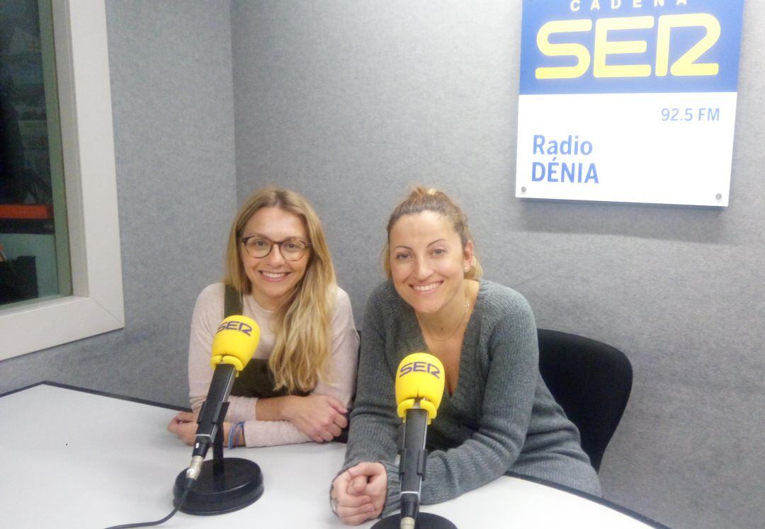 Mayte Cabrera, presidenta de Ludai, y Tania García, encargada del SAT, Servicio de Atención Terapéutica.