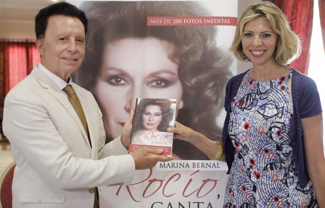 Marina Bernal junto a José Ortega Cano