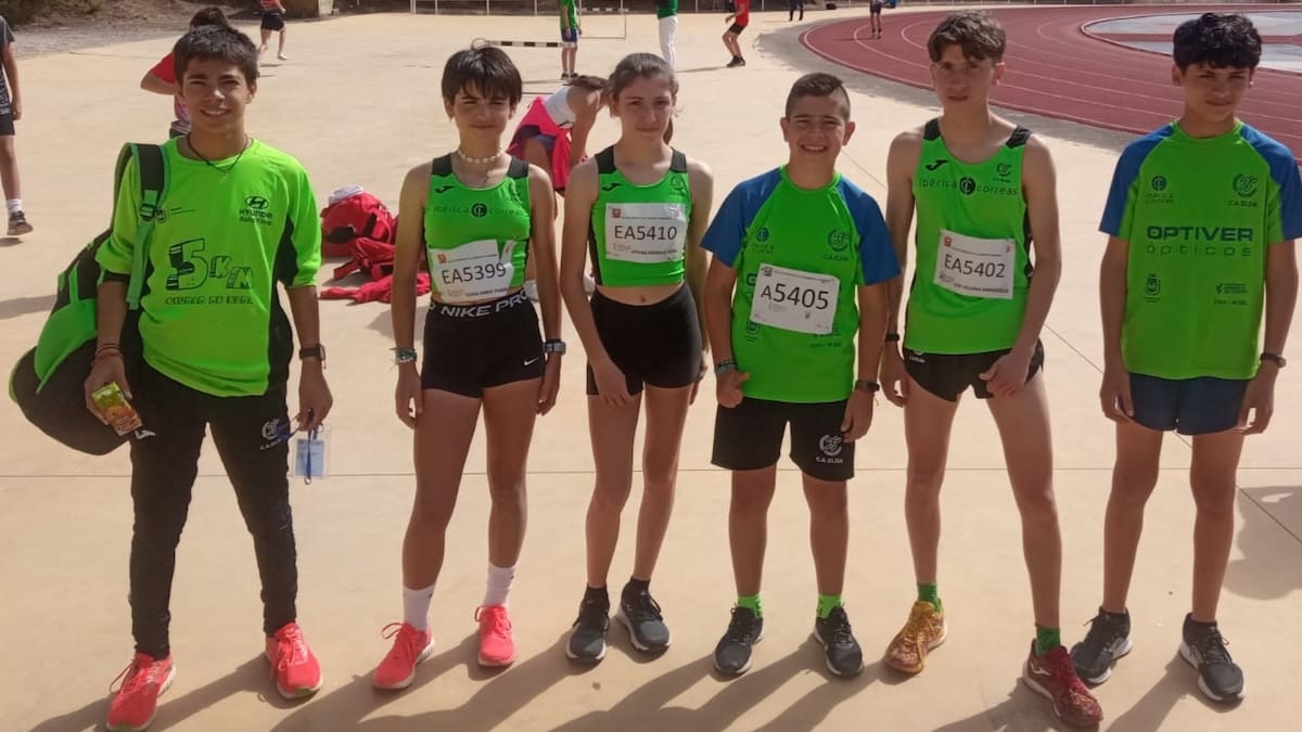 Los cadetes del Club Atletismo Elda mejoraron sus marcas en Elche