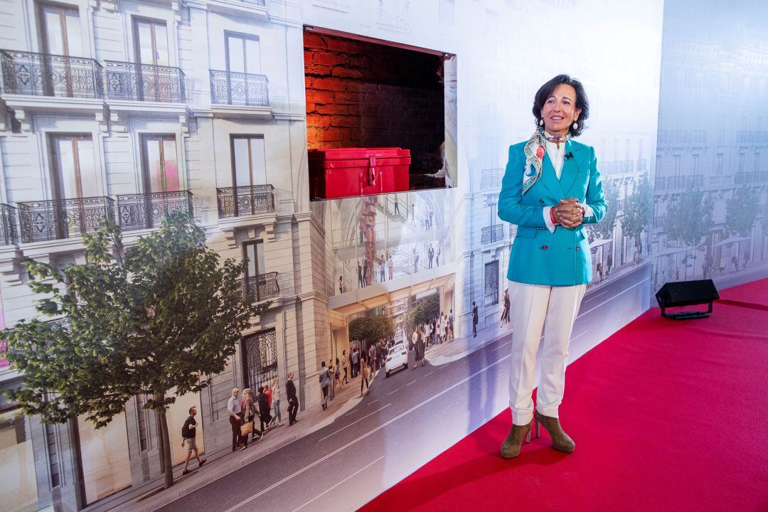 Ana Botín durante el acto.