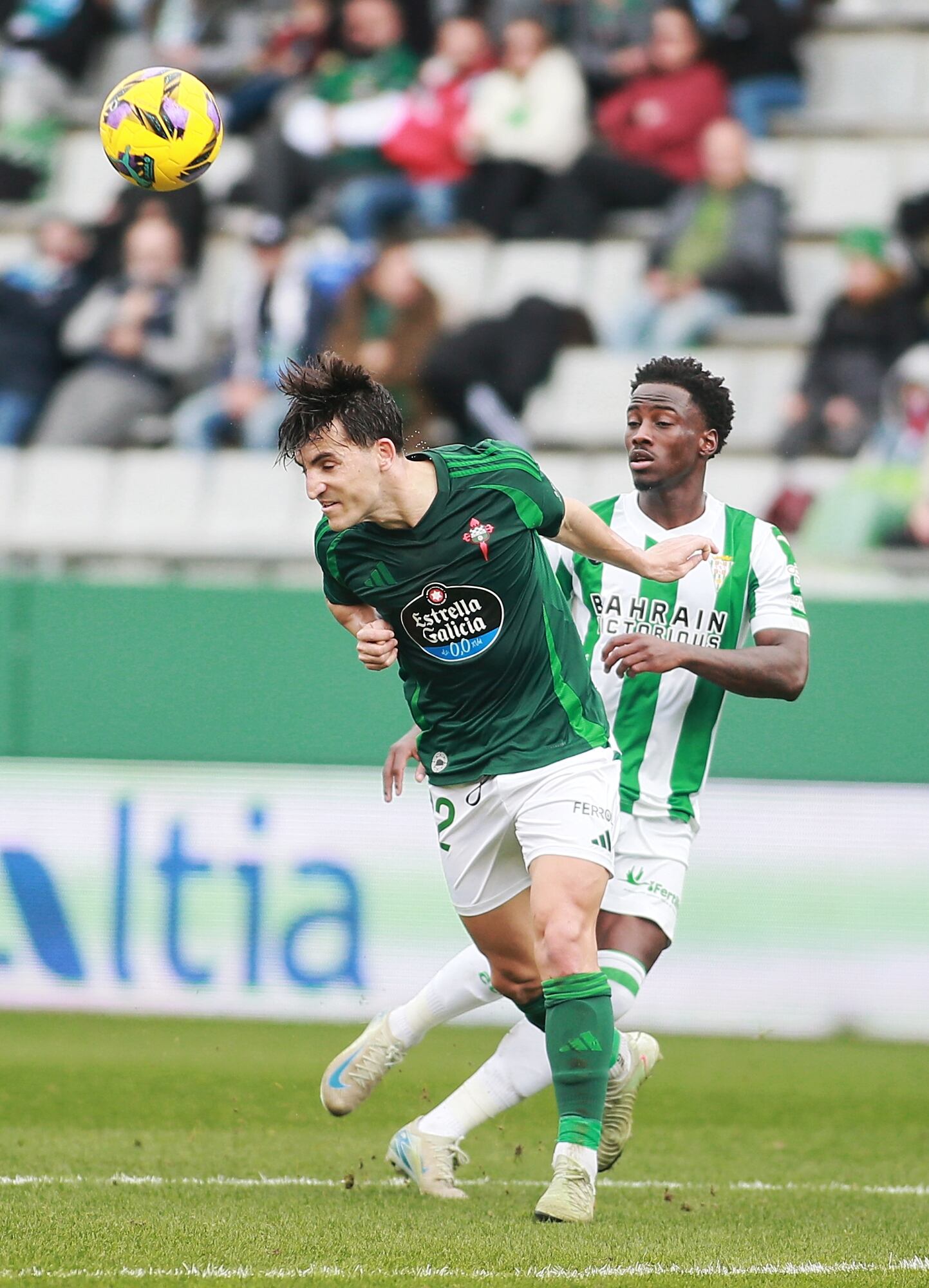 Imagen del Racing-Córdoba en A Malata (foto: Mariño / Cadena SER)