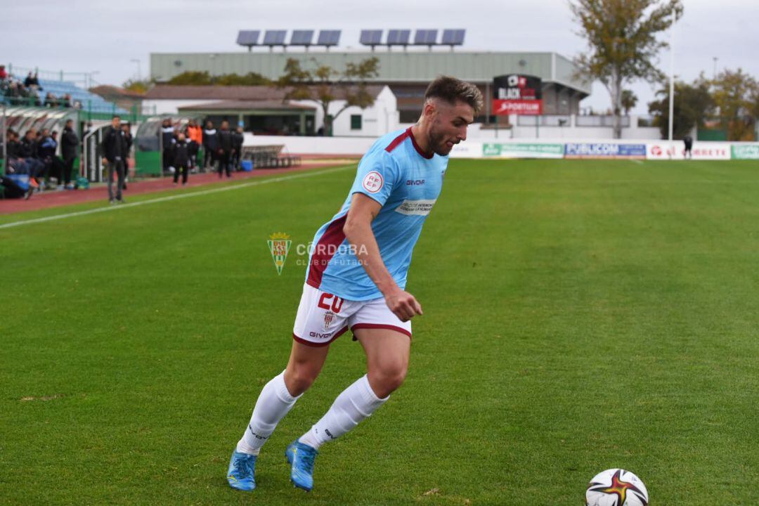 Casas en el partido ante el Villanovense