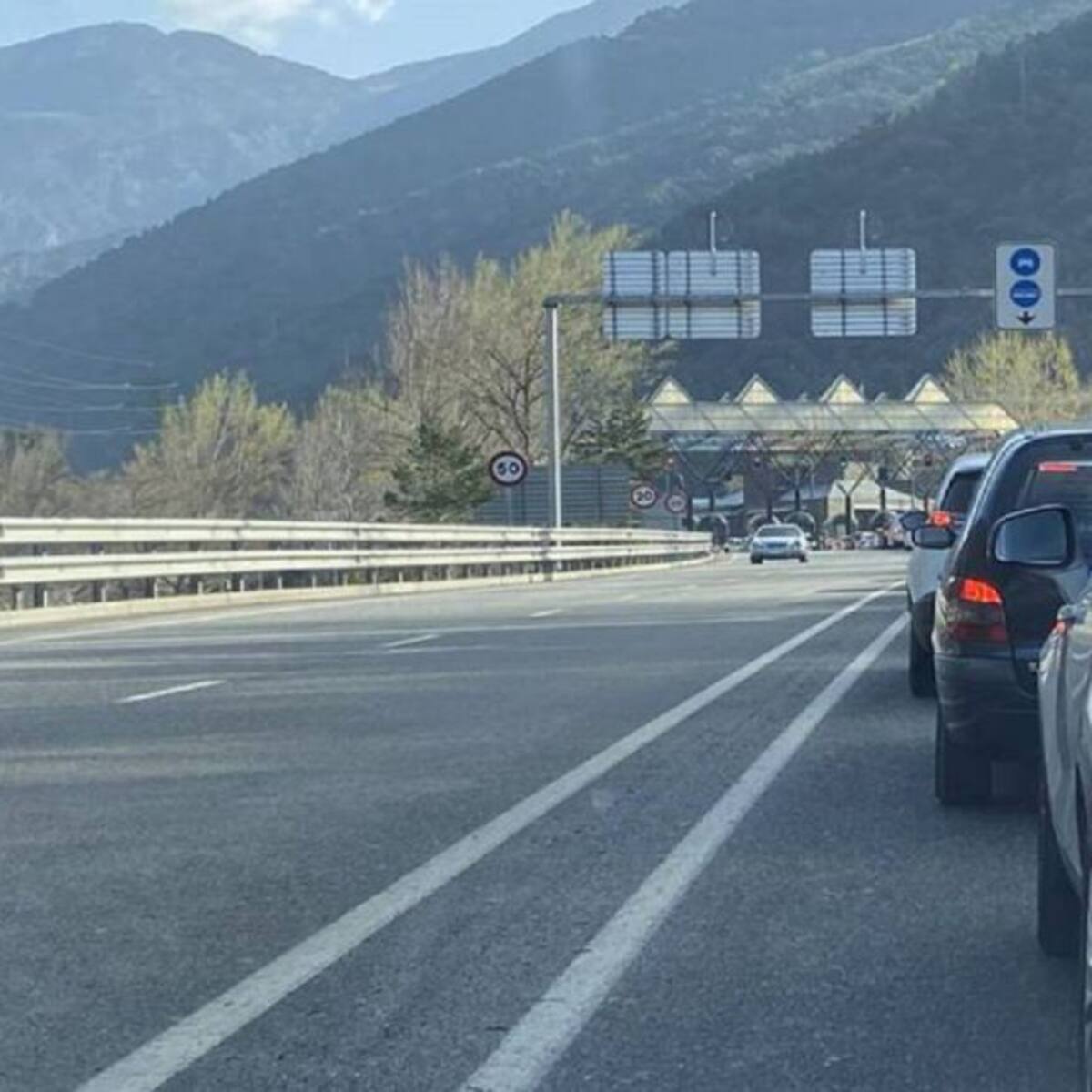 Es registra per Setmana Santa la major afluència de vehicles en pandèmia