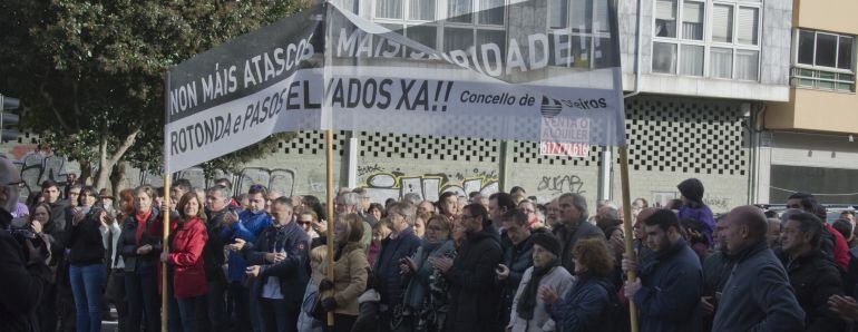 Movilización en la Nacional Sexta