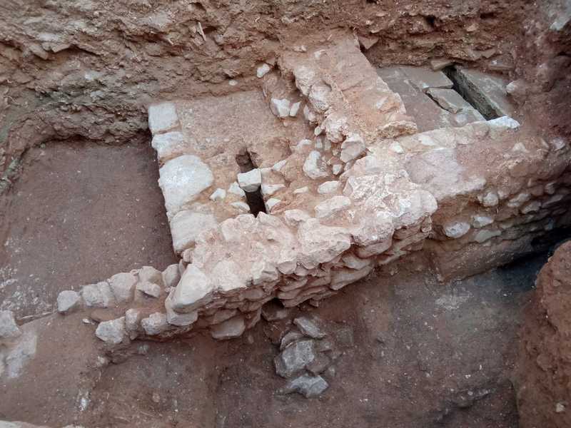 Restos arqueológicos Glorieta Dénia.