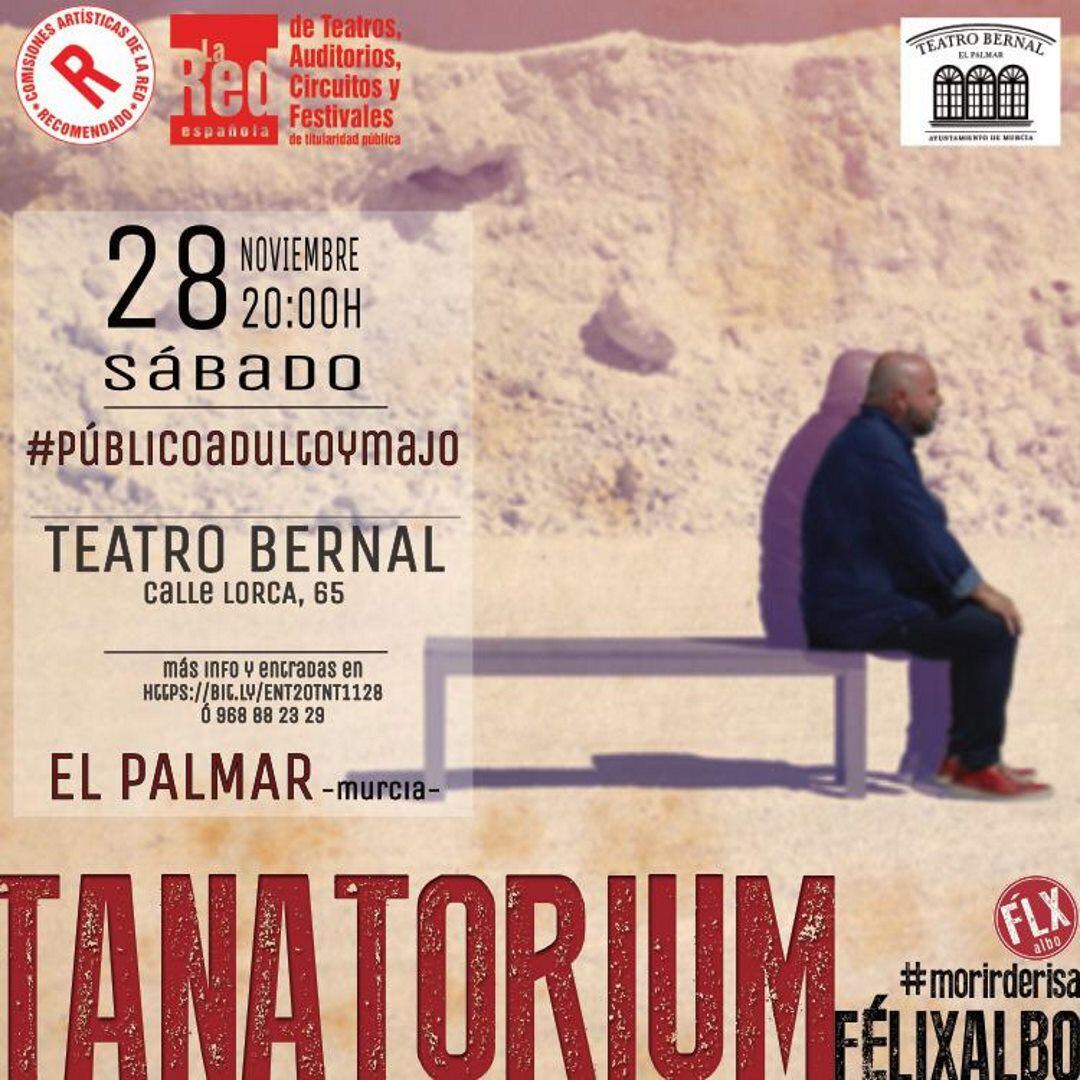 Cartel anunciador del espectáculo &#039;Tanatorium&#039; de Félix Albo