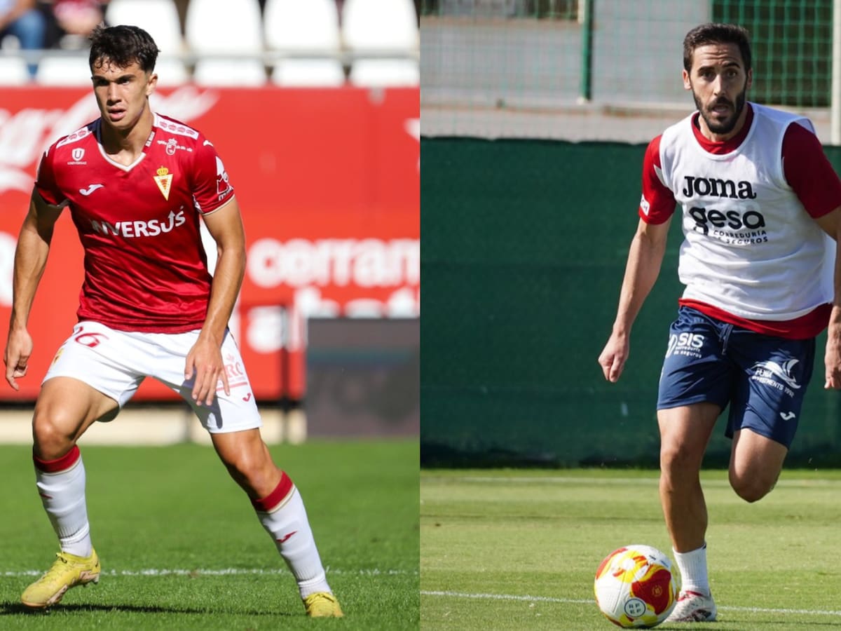 Héctor y Moyita, de dos a tres semanas más fuera en el Real Murcia
