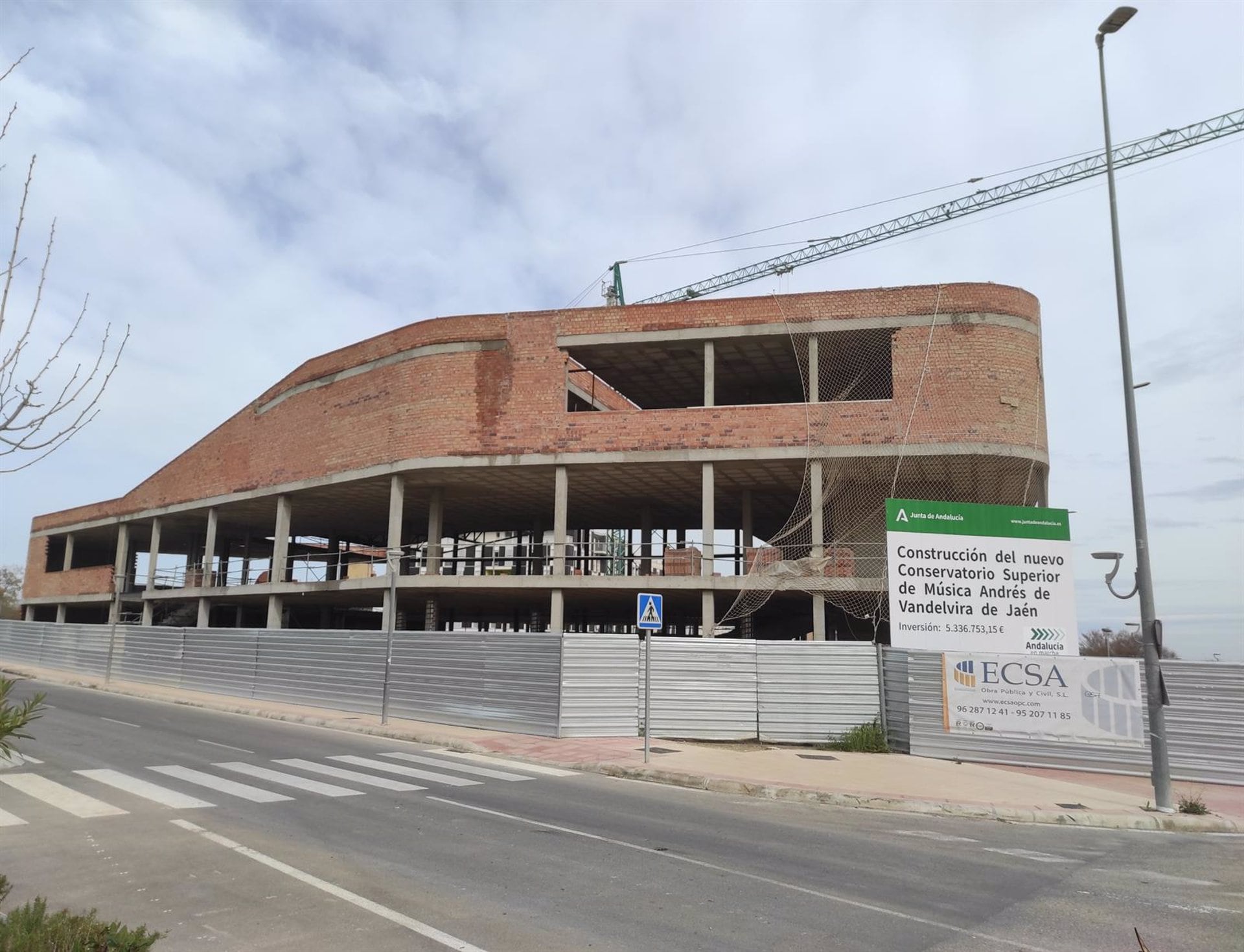 Obras del Conservatorio Superior de Música de Jaén.