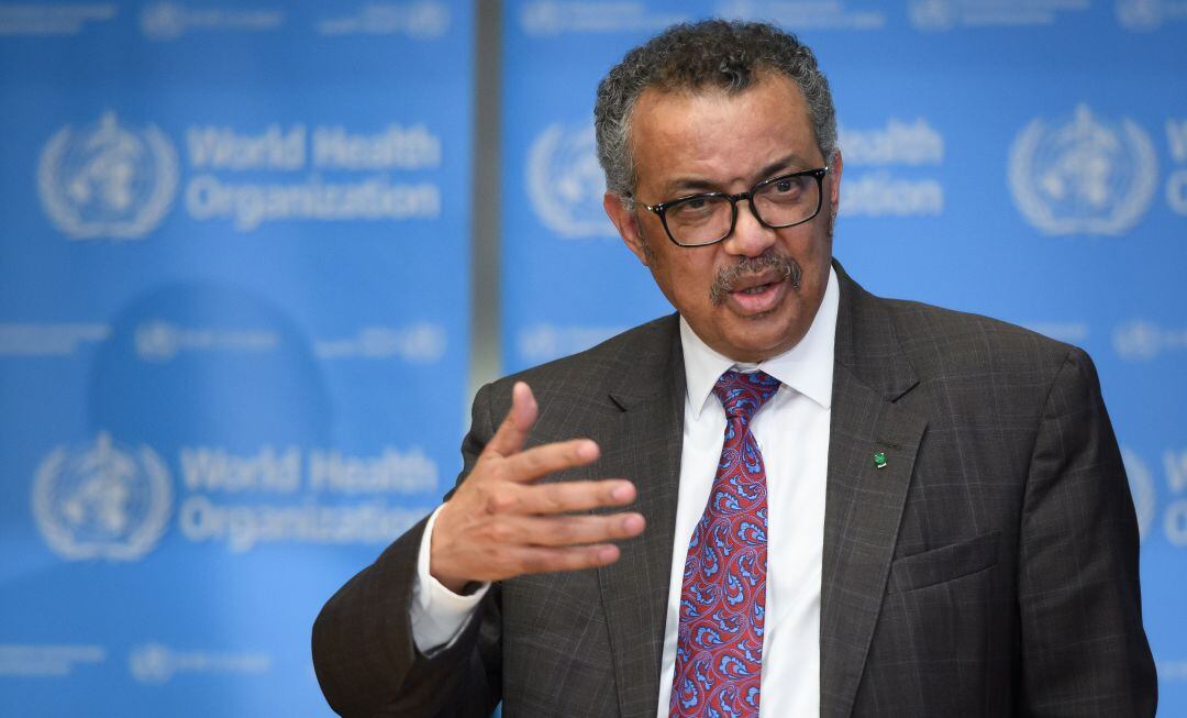 El director general de la OMS, Tedros Adhanom Ghebreyesus.