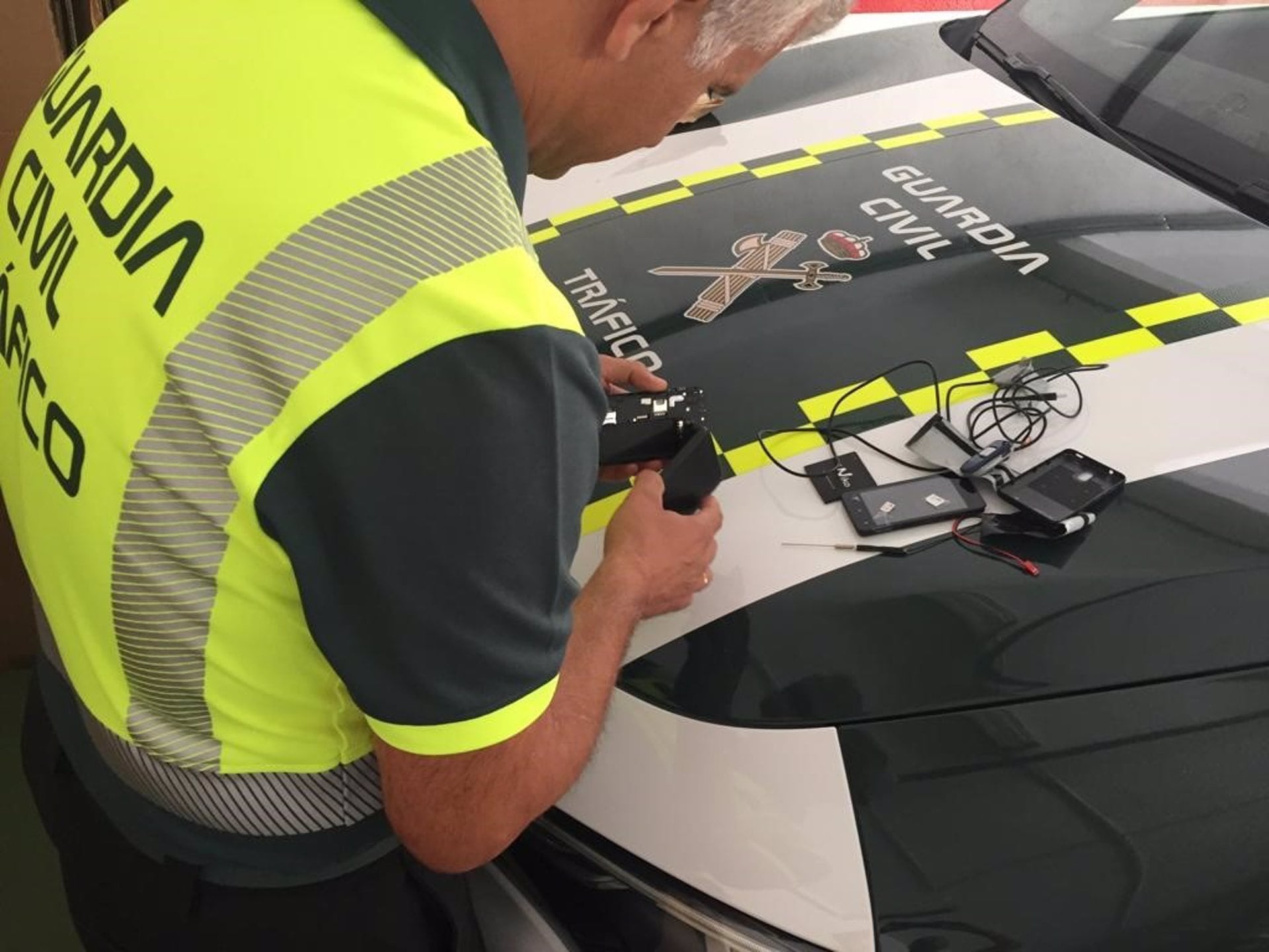 Medios electrónicos detectados por la Guardia Civil