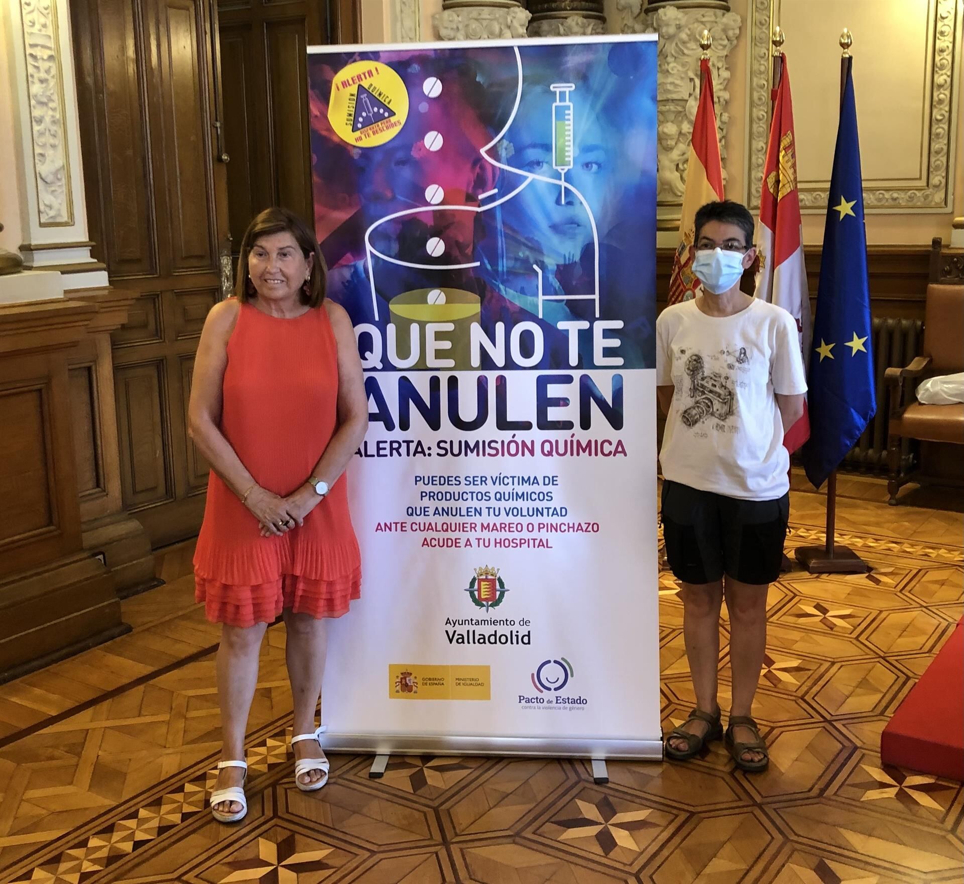 Victoria Soto (izquierda) y María José Juárez (derecha) presentan la campaña &#039;Que no te anulen&#039;