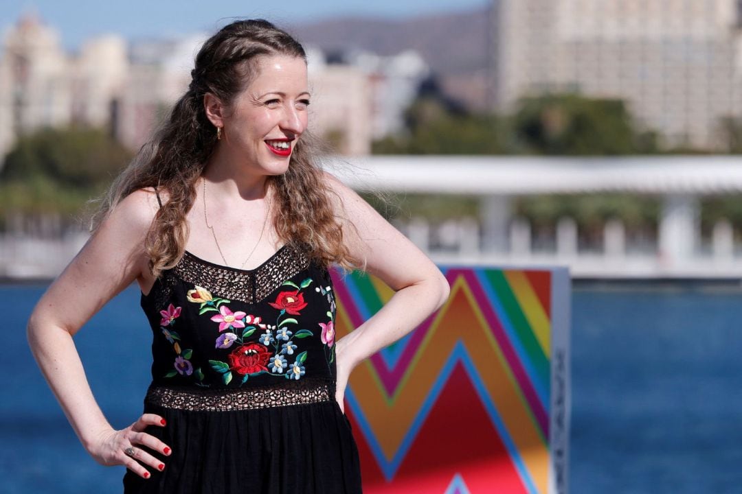 La cineasta Pilar Palomero posa durante la presentación de la película &#039;Las niñas&#039;