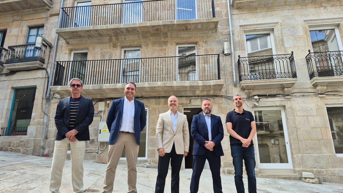 Reportaje en el nuevo edificio de Dowm Vigo en el Casco Vello promovido por Zona Franca