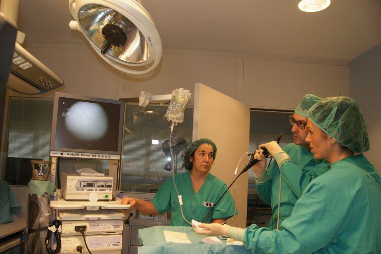 profesionales en el Hospital de Formentera